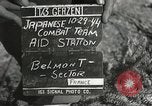 Image Poste d'aide médical du 2e Bataillon 442L'équipe de combat régimentaire Belmont France, 1944, de la seconde 4 séquences d'archives historiques vidéo 65675065598