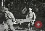 Image Poste d'aide médical du 2e Bataillon 442L'équipe de combat régimentaire Belmont France, 1944, de la seconde 7 séquences d'archives historiques vidéo 65675065598