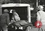 Image Poste d'aide médical du 2e Bataillon 442L'équipe de combat régimentaire Belmont France, 1944, de la seconde 12 séquences d'archives historiques vidéo 65675065598