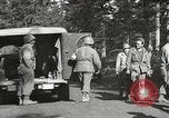 Image Poste d'aide médical du 2e Bataillon 442L'équipe de combat régimentaire Belmont France, 1944, de la seconde 21 séquences d'archives historiques vidéo 65675065598