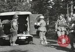 Image Poste d'aide médical du 2e Bataillon 442L'équipe de combat régimentaire Belmont France, 1944, de la seconde 22 séquences d'archives historiques vidéo 65675065598