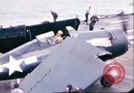 Image USS Saratoga (CV-3) Océan Pacifique, 1944, de la seconde 54 séquences d'archives historiques vidéo 65675065638