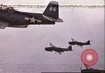Image of carrier operations Iwo Jima, 1945, second 1 stock footage video 65675065639