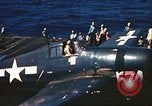 Image of USS Essex carrier operations Pacific Ocean, 1944, second 49 stock footage video 65675065640