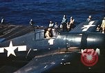 Image of USS Essex carrier operations Pacific Ocean, 1944, second 50 stock footage video 65675065640