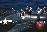 Image of USS Essex carrier operations Pacific Ocean, 1944, second 52 stock footage video 65675065640