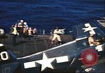Image of USS Essex carrier operations Pacific Ocean, 1944, second 56 stock footage video 65675065640