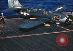 Image of USS Essex carrier operations Pacific Ocean, 1944, second 59 stock footage video 65675065640