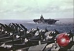 Image carrier operations Océan Pacifique, 1944, de la seconde 38 séquences d'archives historiques vidéo 65675065641