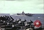 Image carrier operations Océan Pacifique, 1944, de la seconde 55 séquences d'archives historiques vidéo 65675065641