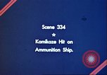 Image of Kamikaze attack Pacific Ocean, 1944, second 3 stock footage video 65675065650