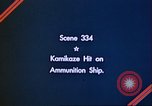 Image of Kamikaze attack Pacific Ocean, 1944, second 8 stock footage video 65675065650