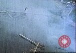 Image of gun camera footage US aircraft strafing Japanese installations World W Pacific Theater, 1945, second 55 stock footage video 65675065661