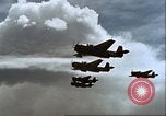 Standbild Bombardierung japanische Insel Shikoku Japan, 1945, aus Sekunde 36 historischem Filmmaterial Videoclip 65675065668