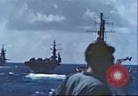 Image of U.S. warships fire at Japanese aircraft Pacific Theater, 1944, second 12 stock footage video 65675065676