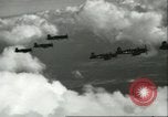 Standbild amerikanische Flugzeuge Pacific Theater, 1947, aus Sekunde 55 historischem Filmmaterial Videoclip 65675065678