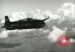Standbild TBM Avenger Pacific Theater, 1947, aus Sekunde 34 historischem Filmmaterial Videoclip 65675065681
