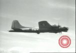 Image of film illustrating air sea rescue of crew from ditched B-17 aircraft Pacific Ocean, 1945, second 23 stock footage video 65675065682