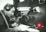 Image of film illustrating air sea rescue of crew from ditched B-17 aircraft Pacific Ocean, 1945, second 38 stock footage video 65675065682