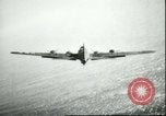Image of film illustrating air sea rescue of crew from ditched B-17 aircraft Pacific Ocean, 1945, second 46 stock footage video 65675065682