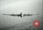 Image of film illustrating air sea rescue of crew from ditched B-17 aircraft Pacific Ocean, 1945, second 49 stock footage video 65675065682