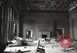 Image of damaged Chancellery Berlin Germany, 1945, second 37 stock footage video 65675065704