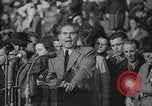 Standbild politischen Kundgebung Berlin Deutschland, 1949, aus Sekunde 32 historischem Filmmaterial Videoclip 65675065706
