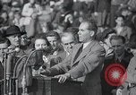 Standbild politischen Kundgebung Berlin Deutschland, 1949, aus Sekunde 36 historischem Filmmaterial Videoclip 65675065706