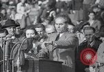 Standbild politischen Kundgebung Berlin Deutschland, 1949, aus Sekunde 37 historischem Filmmaterial Videoclip 65675065706