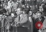 Standbild politischen Kundgebung Berlin Deutschland, 1949, aus Sekunde 39 historischem Filmmaterial Videoclip 65675065706