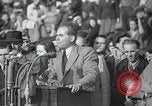 Standbild politischen Kundgebung Berlin Deutschland, 1949, aus Sekunde 40 historischem Filmmaterial Videoclip 65675065706