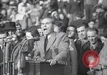 Standbild politischen Kundgebung Berlin Deutschland, 1949, aus Sekunde 42 historischem Filmmaterial Videoclip 65675065706