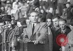 Standbild politischen Kundgebung Berlin Deutschland, 1949, aus Sekunde 43 historischem Filmmaterial Videoclip 65675065706