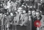 Standbild politischen Kundgebung Berlin Deutschland, 1949, aus Sekunde 45 historischem Filmmaterial Videoclip 65675065706