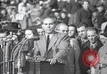 Standbild politischen Kundgebung Berlin Deutschland, 1949, aus Sekunde 48 historischem Filmmaterial Videoclip 65675065706
