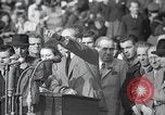Standbild politischen Kundgebung Berlin Deutschland, 1949, aus Sekunde 53 historischem Filmmaterial Videoclip 65675065706