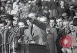 Standbild politischen Kundgebung Berlin Deutschland, 1949, aus Sekunde 54 historischem Filmmaterial Videoclip 65675065706