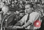 Standbild Freiheitskundgebung gegen die sowjetische Blockade Berlin Deutschland, 1948, aus Sekunde 57 historischem Filmmaterial Videoclip 65675065720