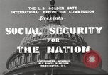 Standbild soziale Sicherheit Board United States USA, 1939, aus Sekunde 12 historischem Filmmaterial Videoclip 65675065738