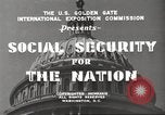 Standbild soziale Sicherheit Board United States USA, 1939, aus Sekunde 13 historischem Filmmaterial Videoclip 65675065738