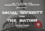 Standbild soziale Sicherheit Board United States USA, 1939, aus Sekunde 14 historischem Filmmaterial Videoclip 65675065738