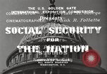 Standbild soziale Sicherheit Board United States USA, 1939, aus Sekunde 16 historischem Filmmaterial Videoclip 65675065738