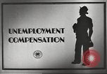 Image of unemployment compensation during depression United States USA, 1939, second 6 stock footage video 65675065739