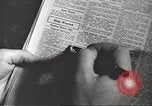 Image of unemployment compensation during depression United States USA, 1939, second 10 stock footage video 65675065739