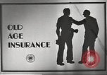 Image of old age insurance United States USA, 1939, second 3 stock footage video 65675065740