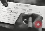 Image of old age insurance United States USA, 1939, second 24 stock footage video 65675065740
