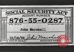 Image of old age insurance United States USA, 1939, second 44 stock footage video 65675065740