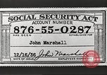Image of old age insurance United States USA, 1939, second 48 stock footage video 65675065740