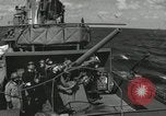 Image of Royal Canadian Navy anti-aircraft destroyer Atlantic Ocean, 1941, second 32 stock footage video 65675065768