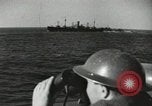 Image of Royal Canadian Navy anti-aircraft destroyer Atlantic Ocean, 1941, second 16 stock footage video 65675065769